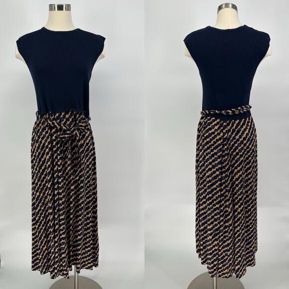 Nic + Zoe Pebble Dream Mixed Media Dress – Size L – Comfort + Style - Picture 1 of 6